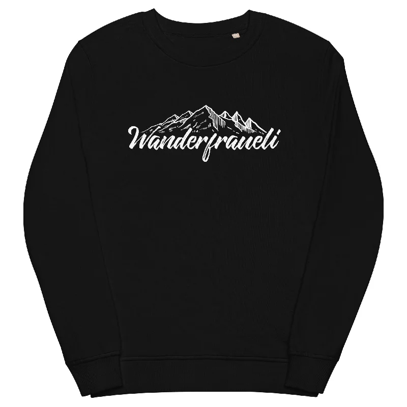 Wanderfraueli - Unisex Premium Organic Sweatshirt Hoodie with Set-In Sleeves Structured Classic