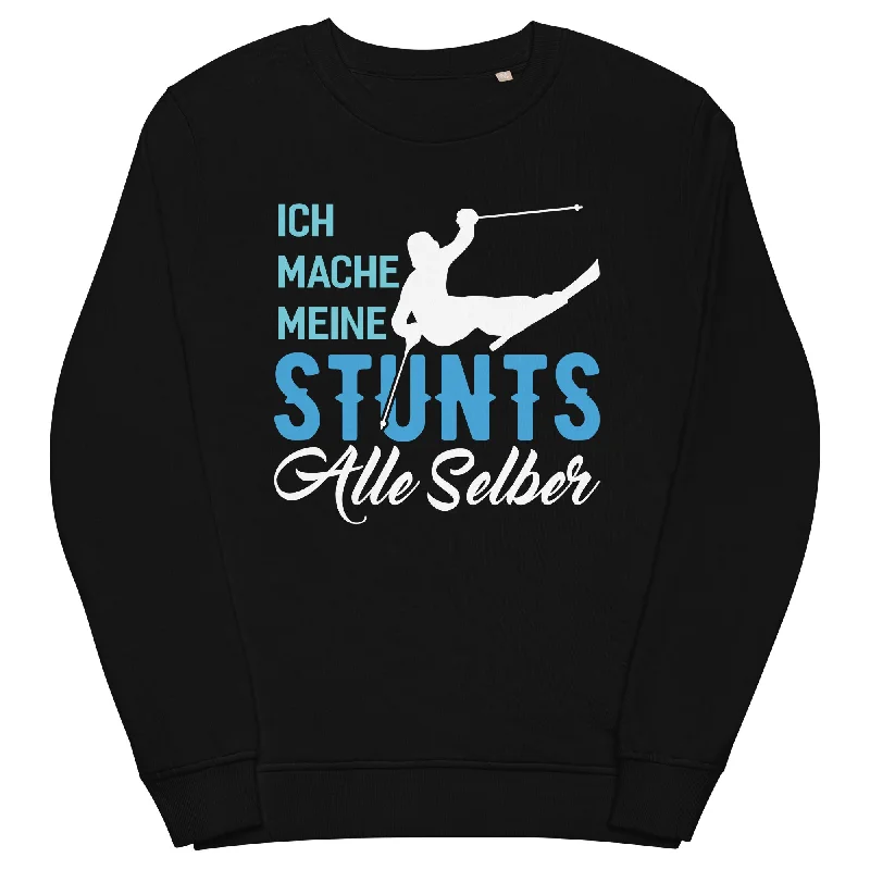 Ich mache meine Stunts alle selber - (S.K) - Unisex Premium Organic Sweatshirt Hoodie with Print Artistic Unique