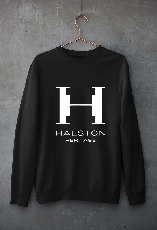 Halston Unisex Sweatshirt for Men/Women Hoodie with Elastic Waist Stretchable Comfortable