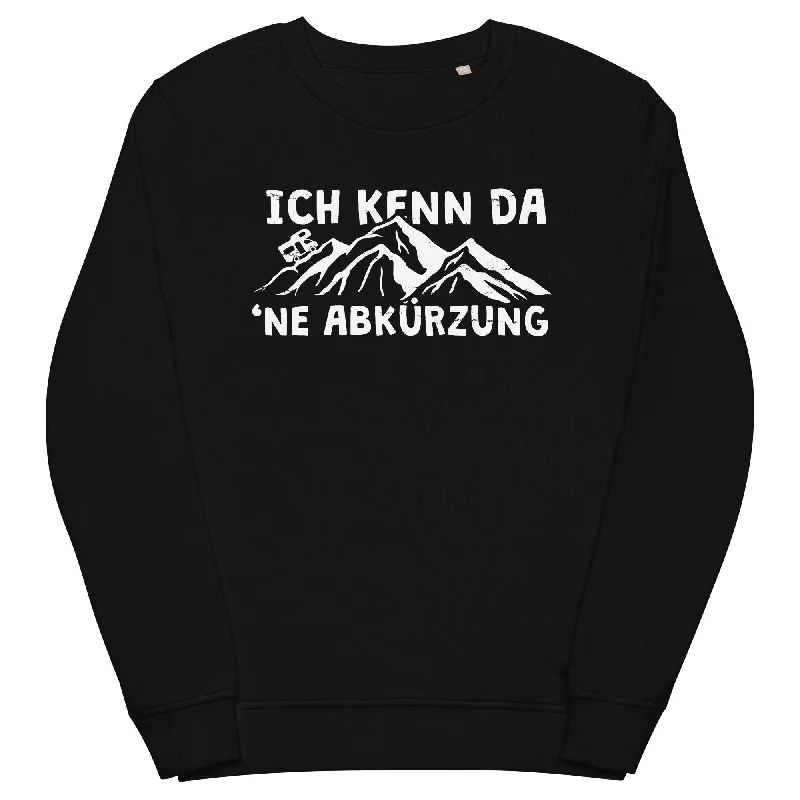 Ich kenn da ne Abkürzung - Wohnmobil - Unisex Premium Organic Sweatshirt Hoodie with Neon Bright Vibrant