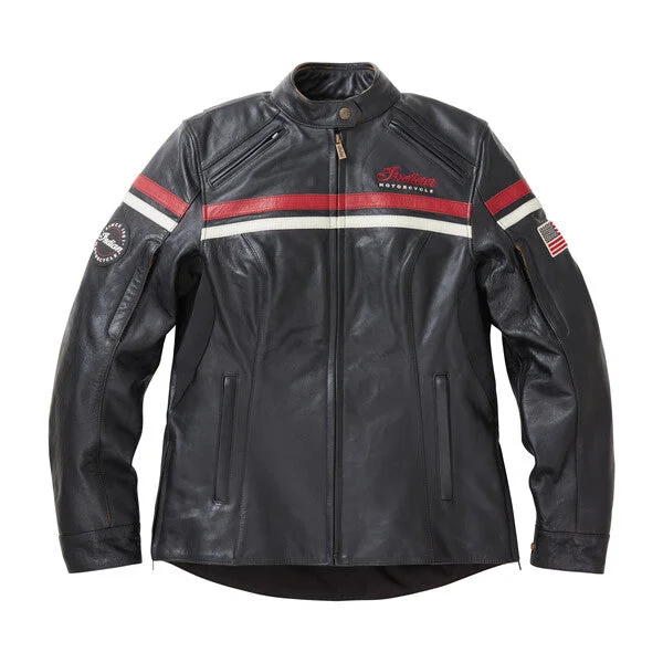 Indian Motorcycle Women's Freeway Jacket 2, Black | 2862635 Welt Pockets Slit Pockets Flap Pockets