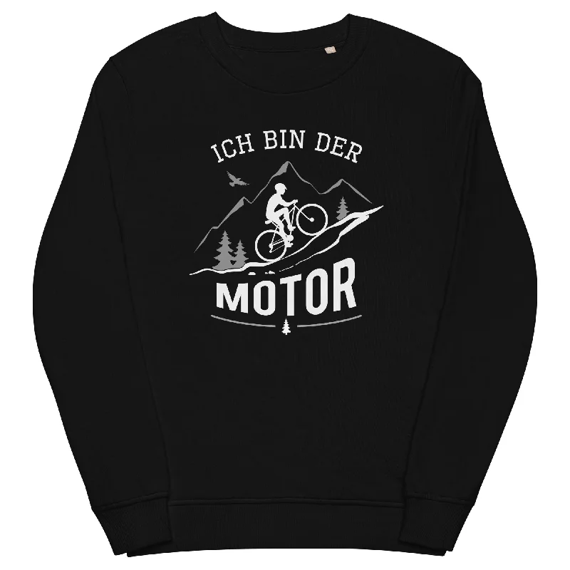 Ich bin der Motor - Unisex Premium Organic Sweatshirt Hoodie with Thumb Holes Functional Cozy