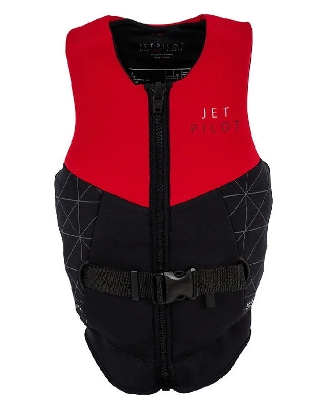 Jetpilot Cause Ladies Life Jacket - Red/Black Insulated Jacket Fitted Jacket Loose Jacket