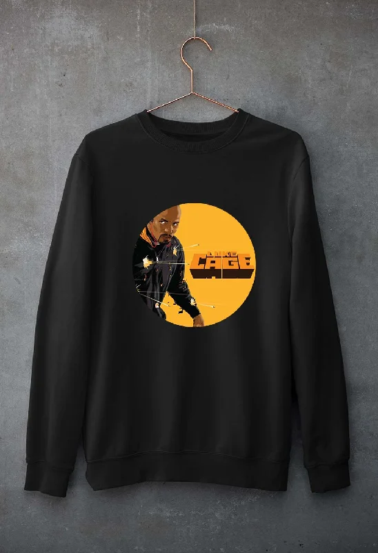 Luke Cage Unisex Sweatshirt for Men/Women Hoodie with Raw Hem Edgy Unfinished