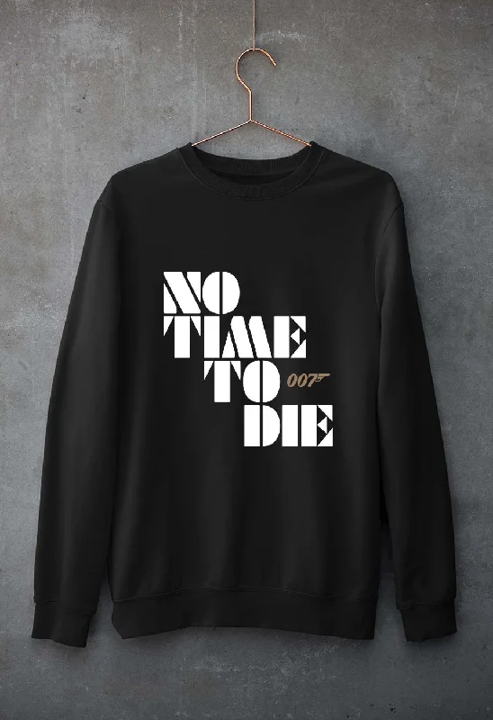 No Time To Die James Bond 007 Unisex Sweatshirt for Men/Women Hoodie with Drawcord Adjustable Secure