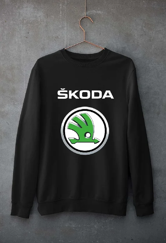 Skoda Unisex Sweatshirt for Men/Women Hoodie with Hem Fringe Bohemian Relaxed