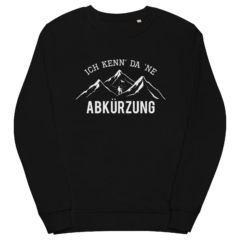 Ich kenne da ne Abkürzung - Unisex Premium Organic Sweatshirt Hoodie with Gradient Ombre Colorful