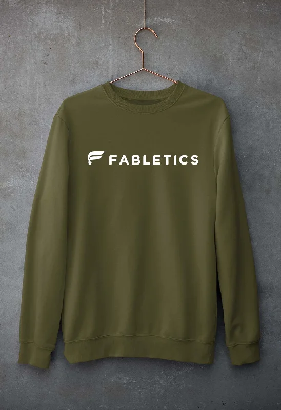 Fabletics Unisex Sweatshirt for Men/Women Hoodie with Hem Frayed Vintage Worn