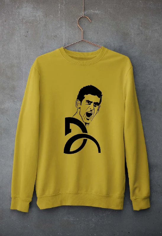 Novak Djokovic Unisex Sweatshirt for Men/Women Hoodie with Hidden Zipper Minimalist Clean