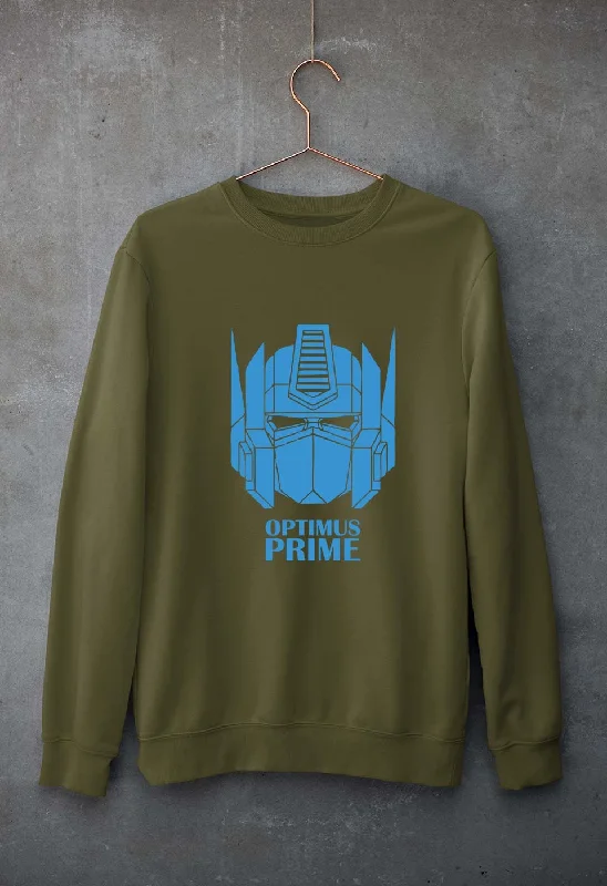 Optimus Prime Unisex Sweatshirt for Men/Women Hoodie with Snap Buttons Easy Quick