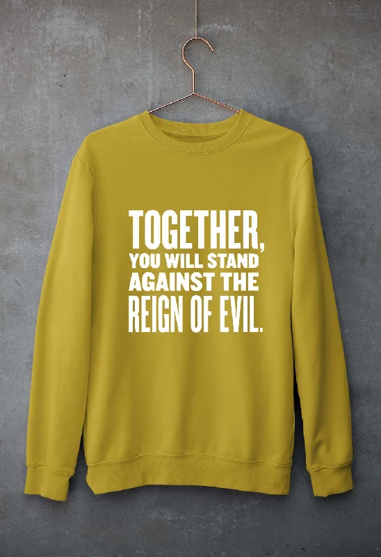 Reign-of-evil Unisex Sweatshirt for Men/Women Hoodie with Toggle Buttons Decorative Unique