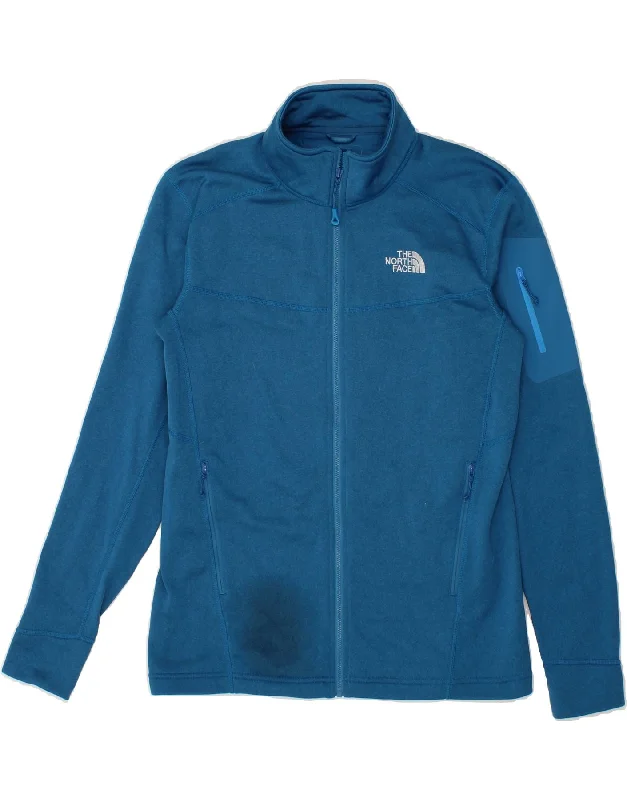 THE NORTH FACE Mens Tracksuit Top Jacket Medium Blue Bomber Jacket Anorak Windbreaker