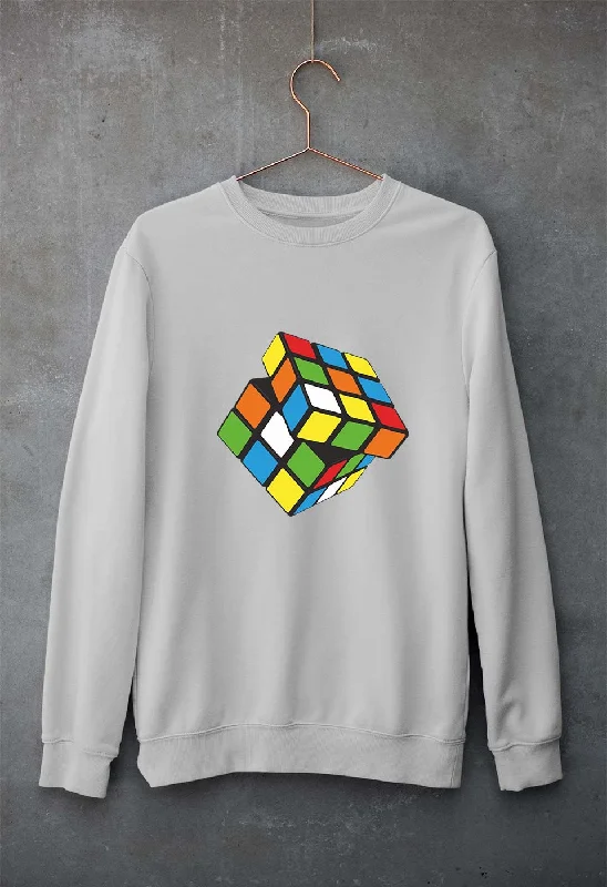 Rubik's Cube Unisex Sweatshirt for Men/Women Hoodie Crop Top Short Trendy