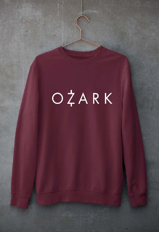 Ozark Unisex Sweatshirt for Men/Women Hoodie with Hidden Zipper Minimalist Clean