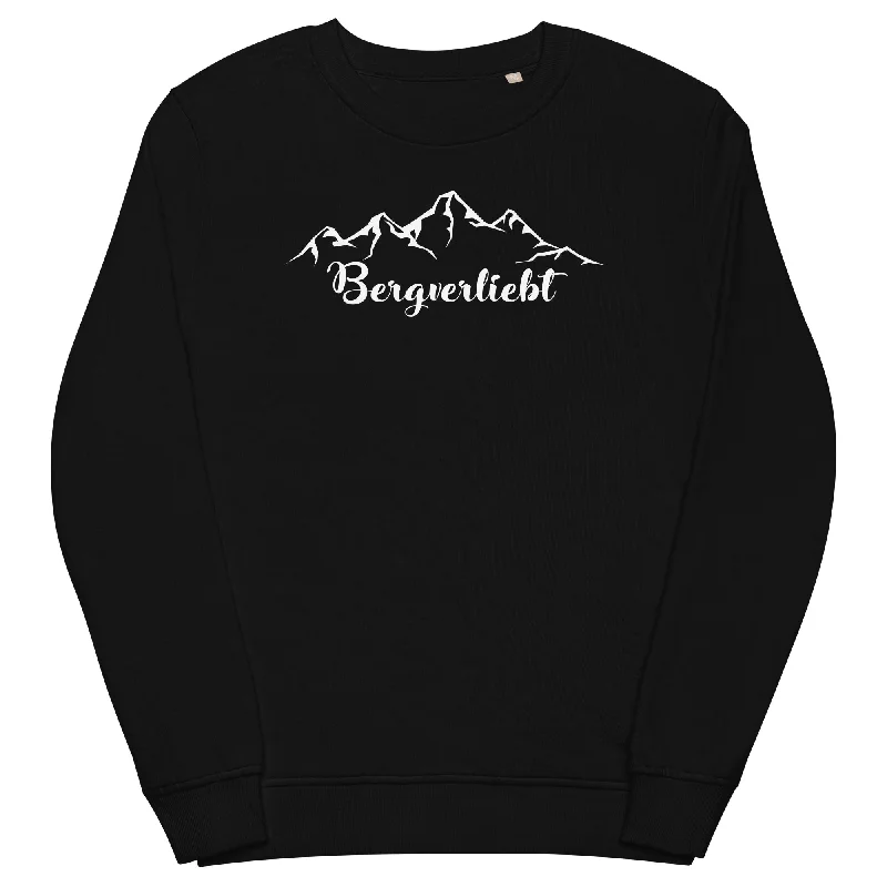 Bergverliebt (13) - Unisex Premium Organic Sweatshirt Hoodie with Bell Sleeves Flared Feminine