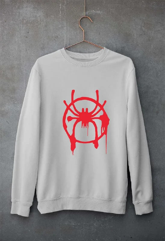 Spiderman Superhero Unisex Sweatshirt for Men/Women Hoodie with Raglan Sleeves Sporty Comfortable