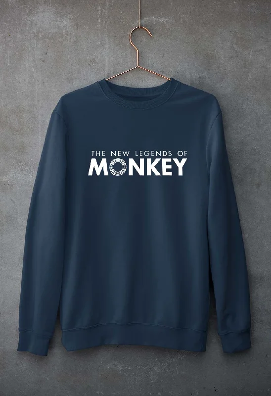 The New Legends of Monkey Unisex Sweatshirt for Men/Women Hoodie with Gradient Ombre Colorful