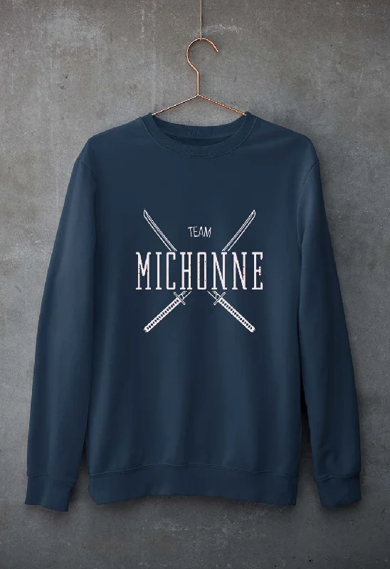 Team Michonne Unisex Sweatshirt for Men/Women Hoodie with Lining Warm Insulated