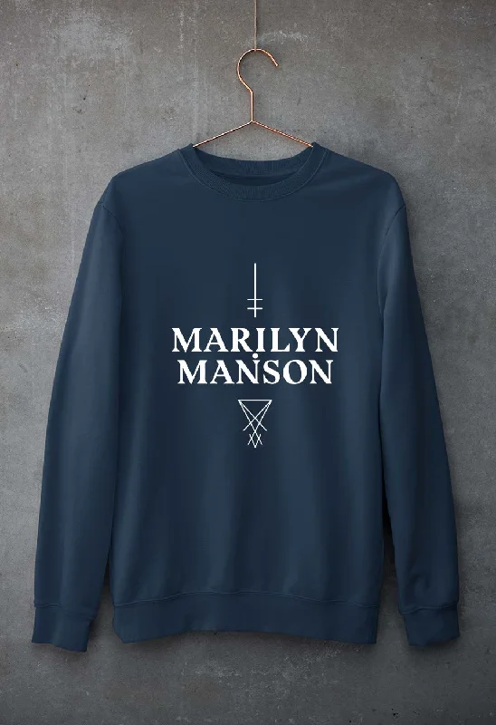 Marilyn Manson Unisex Sweatshirt for Men/Women Hoodie with Zipper Versatile Modern