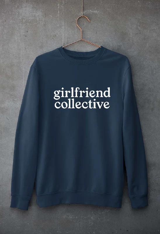 Girlfriend Collective Unisex Sweatshirt for Men/Women Hoodie with Hem Raw Edge Edgy Unfinished