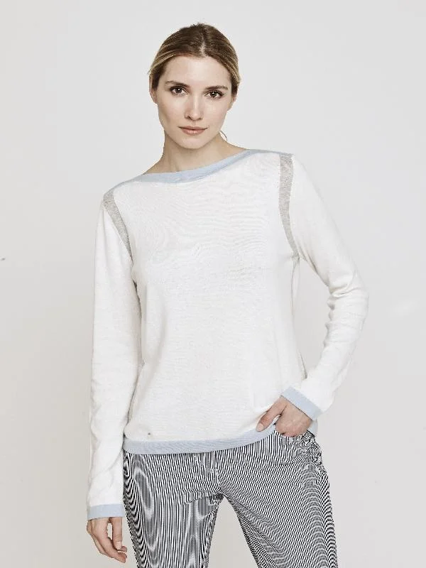 New Movetes Marisa Cashmere Blend Sweater MSP $180 Satin Fabric Silk Fabric Chiffon Fabric