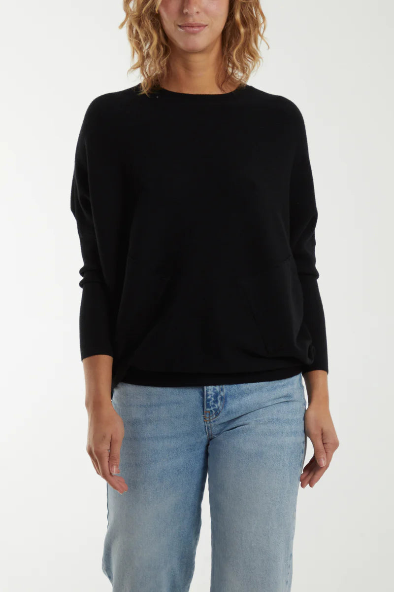 Nova Pocket Jumper Modern Contemporary Chic