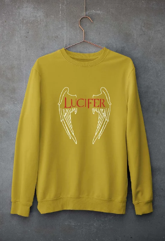 Lucifer Unisex Sweatshirt for Men/Women Hoodie with Color Block Contrast Stylish