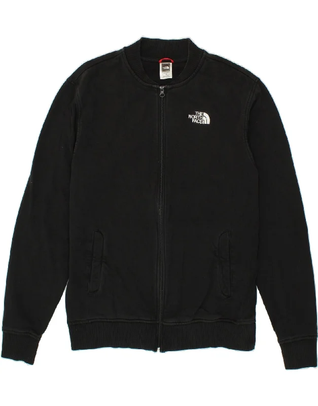 THE NORTH FACE Mens Graphic Tracksuit Top Jacket Large Black Cotton Faux Fur Jacket Real Fur Jacket Shearling Jacket