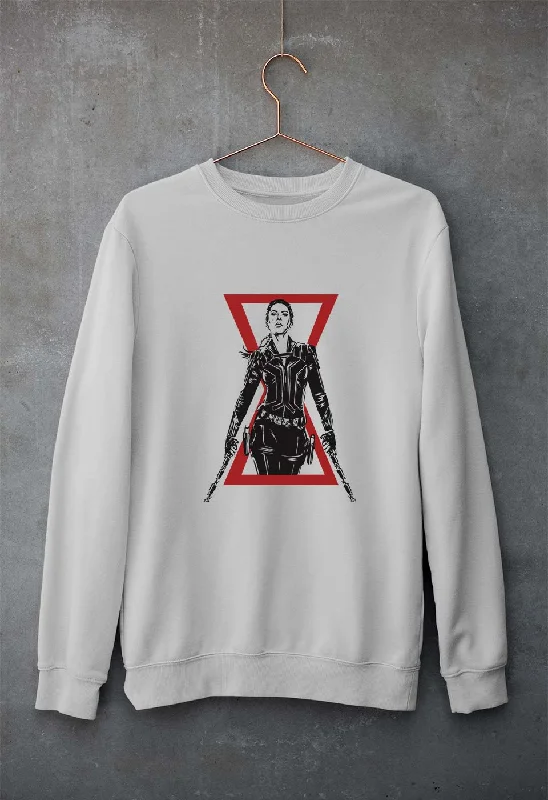 Black Widow Unisex Sweatshirt for Men/Women Hoodie with Rhinestones Sparkly Elegant