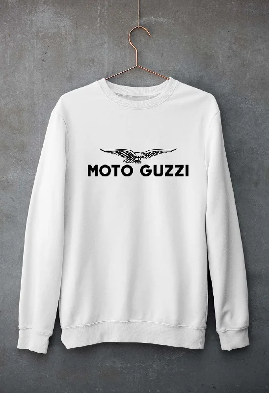 Moto Guzzi Unisex Sweatshirt for Men/Women Hoodie with Front Slit Layering Stylish