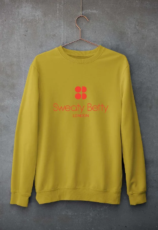 Sweaty Betty London Unisex Sweatshirt for Men/Women Hoodie with Hem Drawcord Adjustable Customizable