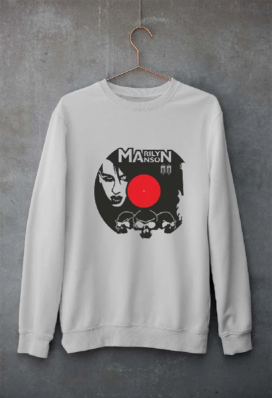 Marilyn Manson Unisex Sweatshirt for Men/Women Hoodie with Emblem Brand Identity