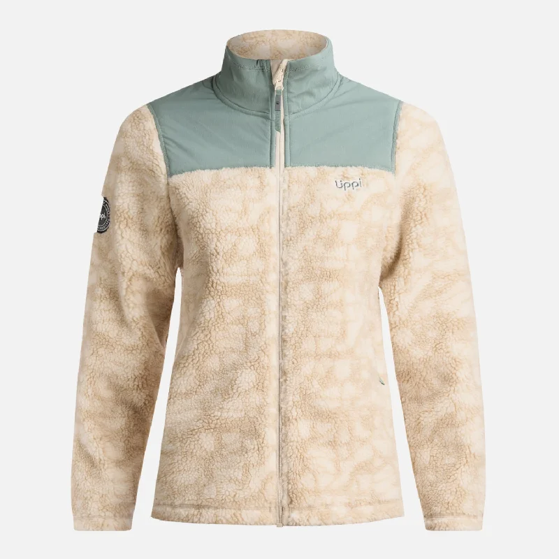 Chaqueta Mujer Glaciar Sherpa Pro Jacket Print Crema Lippi Satin Jacket Silk Jacket Chiffon Jacket