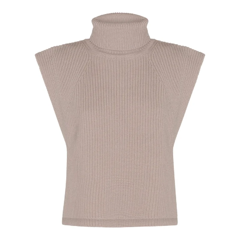 Marant Etoile Sweaters Beige Front Pockets Side Pockets Patch Pockets