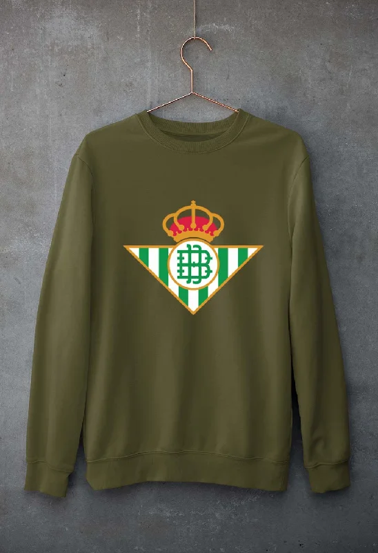 Real-Betis Unisex Sweatshirt for Men/Women Hoodie with Velcro Closure Adjustable Secure