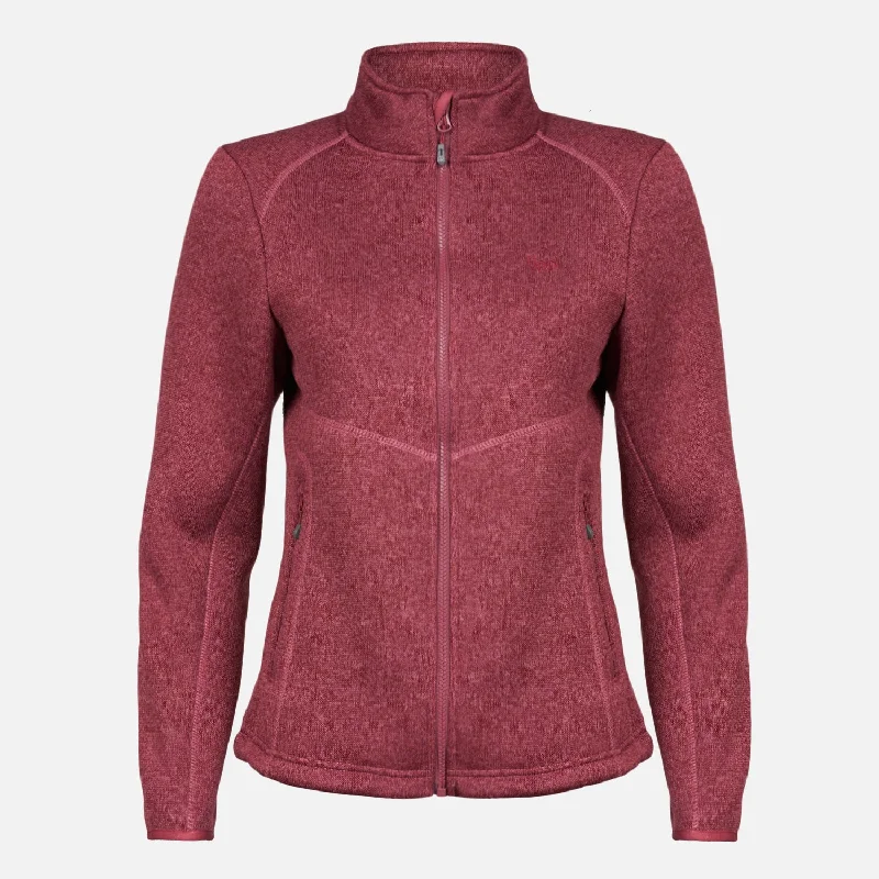 Chaqueta Mujer Sense Blend-Pro Jacket Melange Red Lippi Fleece Fabric Down Fabric Feather Fabric