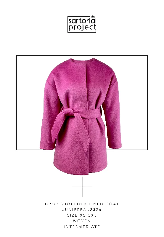 Juniper coat J.2326 | PDF Sewing pattern Blazer Duffle Coat Pea Coat