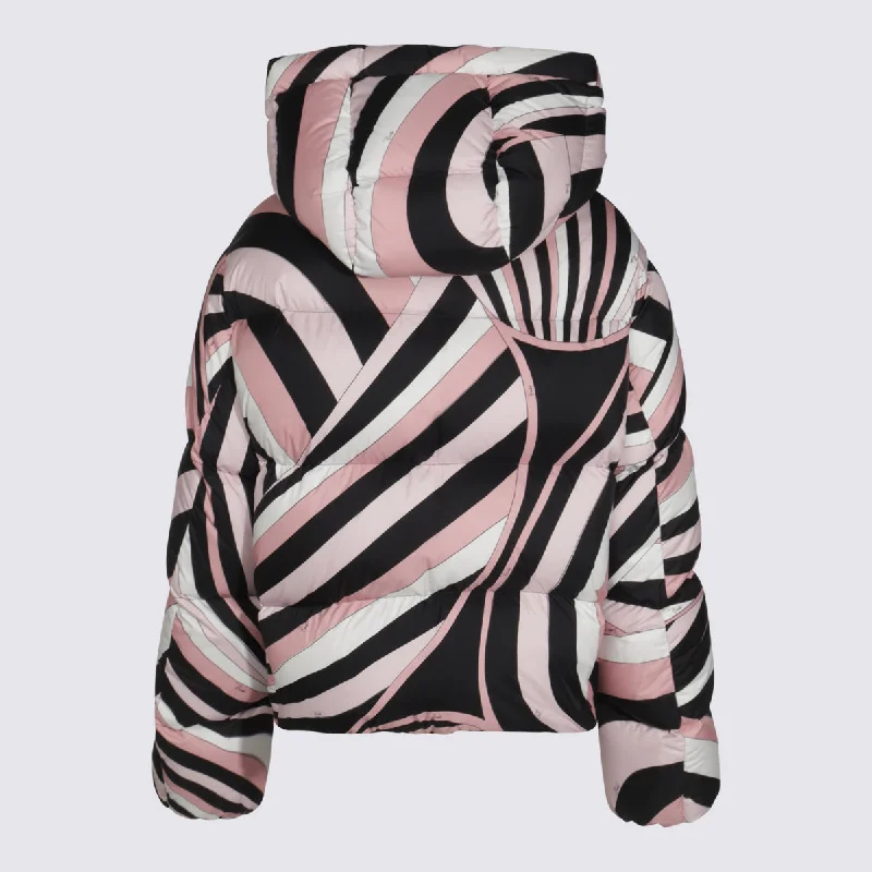 Emilio Pucci Coats Black Vent Hem Cuff