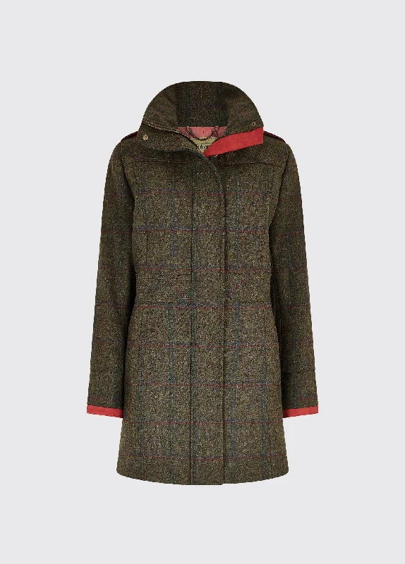 Hedgerow Tweed Coat - Hemlock Houndstooth Coat Plaid Coat Tartan Coat