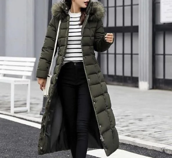 Winter Warm Waterproof Over Coat Solid Print Jacquard