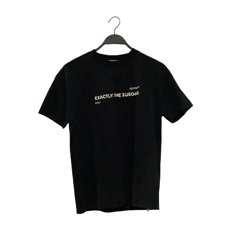 OFF-WHITE/T-Shirt/M/Cotton/BLK/ Cashmere Blend Cotton Blend Poly Blend