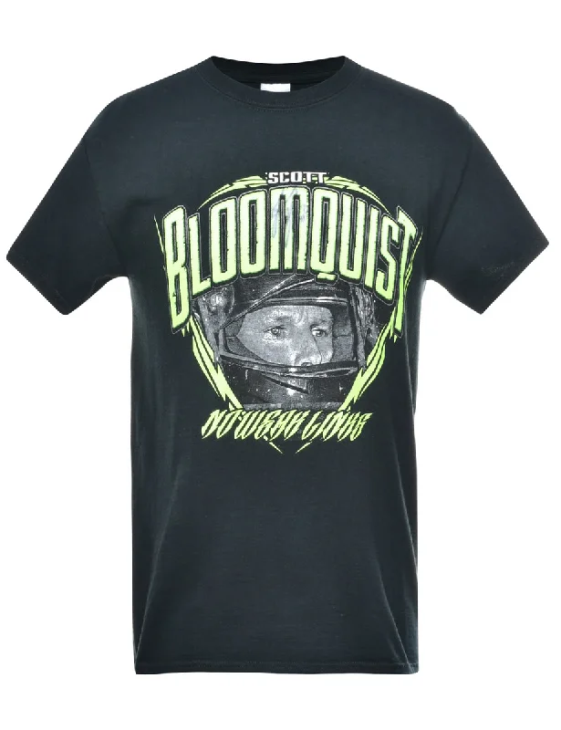 Scott Bloomquist Car Racer T-shirt - S Embroidered Appliqued Beaded