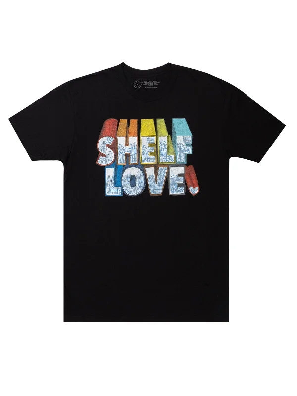 Shelf Love Unisex T-Shirt Basic T-Shirt Crew Neck Short Sleeve