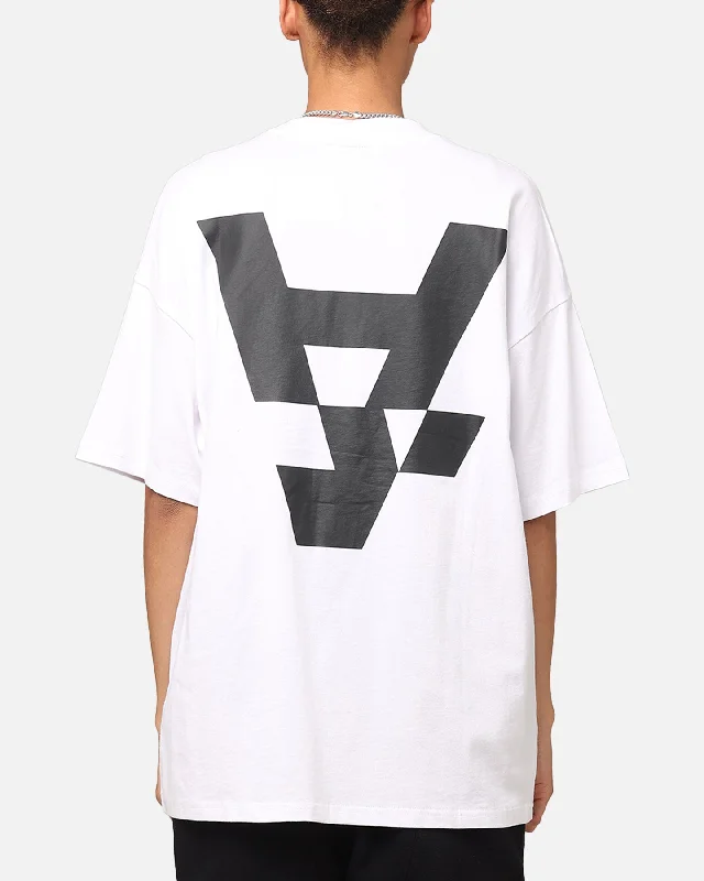 The Anti Order A Logo Merch Boxy T-Shirt White/Black Cashmere Blend Cotton Blend Poly Blend