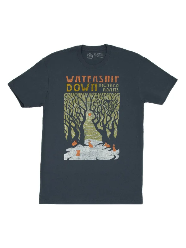 Watership Down Unisex T-Shirt Denim Fabric Leather Fabric Suede Fabric