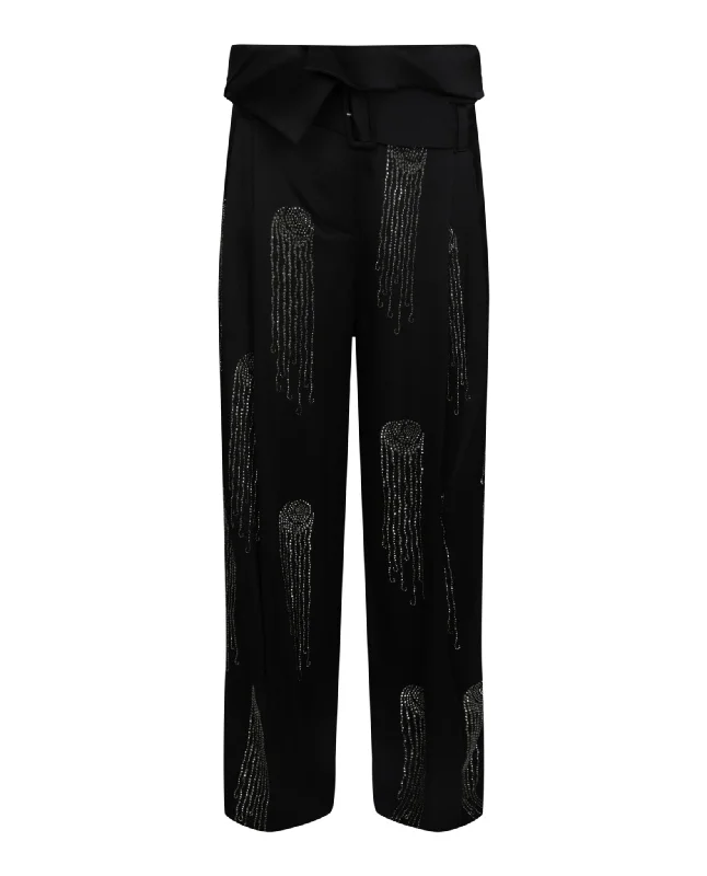 Stella McCartney Womens Londyn Hotfix Trousers Trousers luxurious high-end