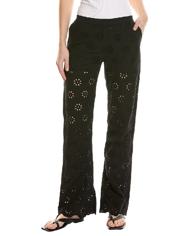 The Kooples   Flower Eyelet Trouser Trousers Tapered Slim Fit