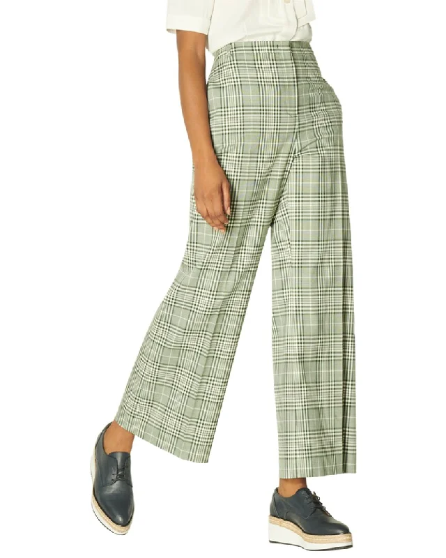 Lk Bennett Faye Wool-Blend Wide Leg Trouser Trousers Trousers Formal