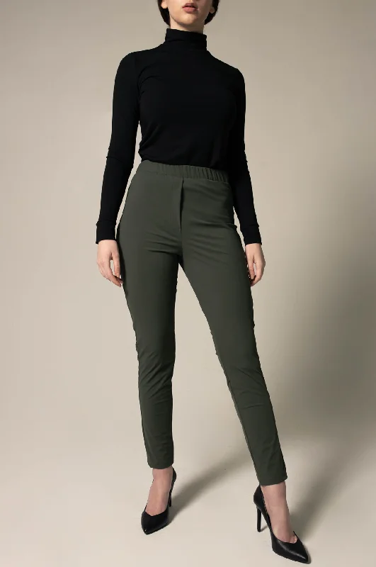 Olive Skinny Pants Women's Trousers Trousers Ceremony Elegant