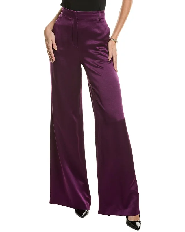 Alberta Ferretti Silk Trouser Trousers Timeless Classic